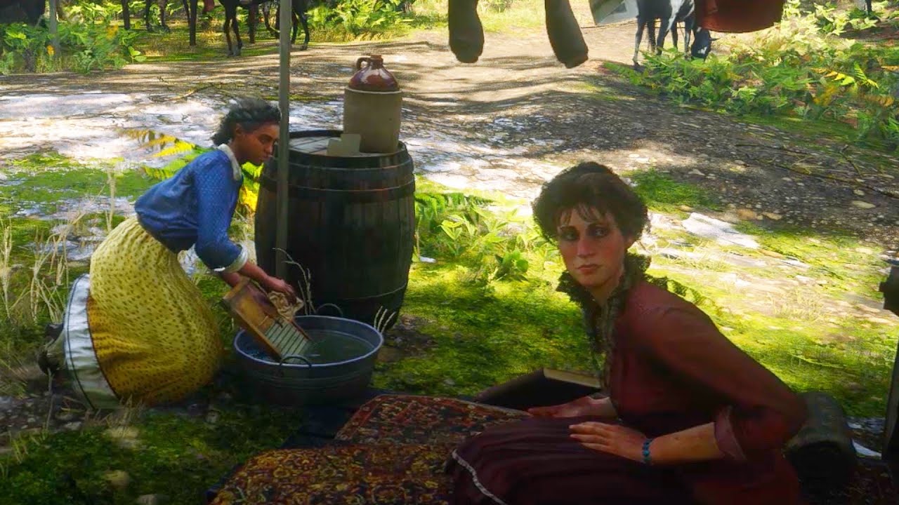 Tilly and Mary-Beth talking about Molly. Red Dead Redemption 2