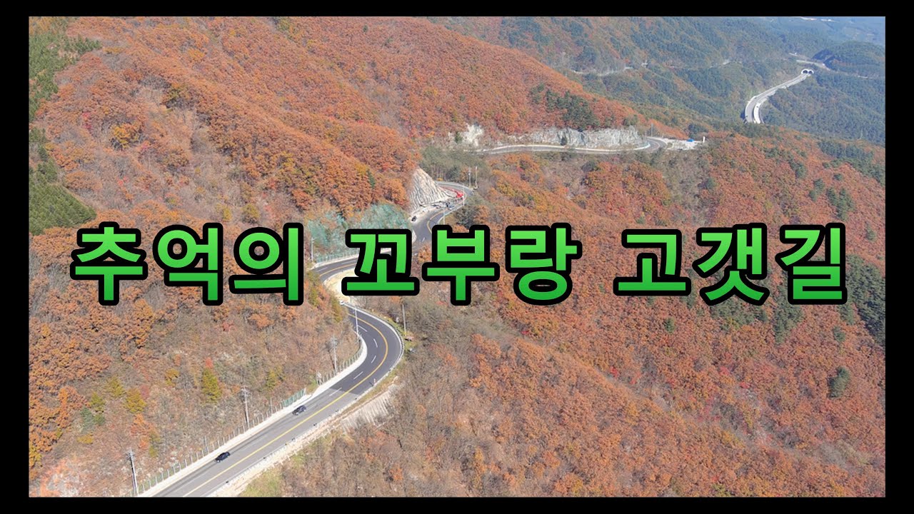 (4K)꼬불꼬불 아흔아홉 굽이 대관령 옛 추억의 영동고속도로 가을단풍//오지탐사여행!!