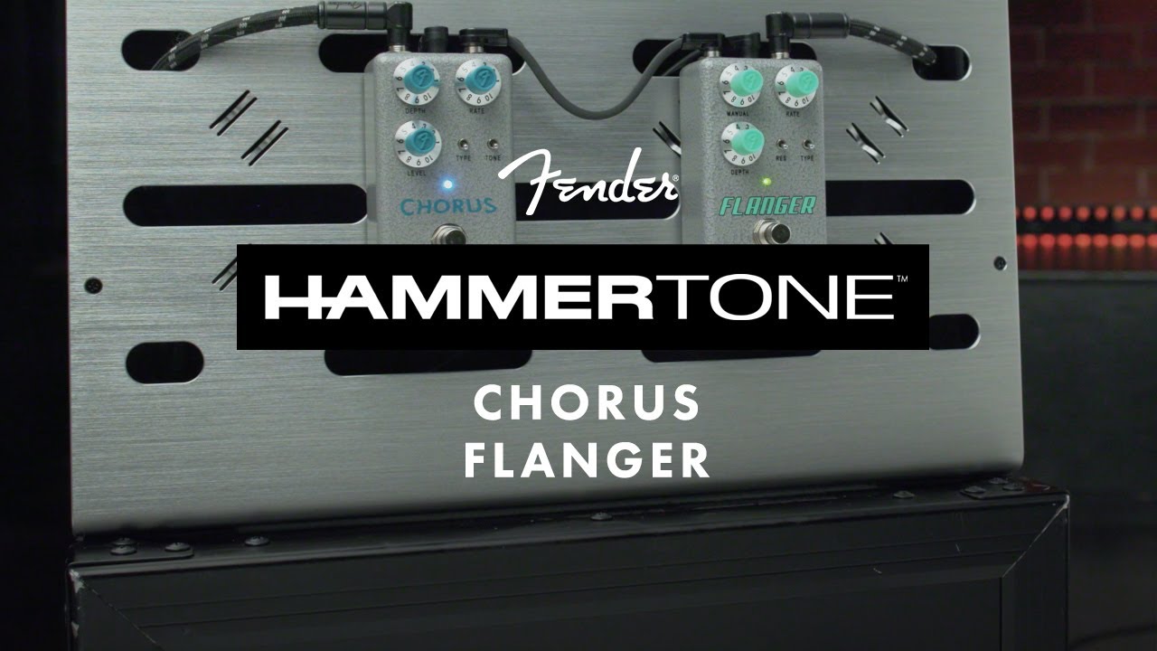 Знакомство с педалями Fender Hammertone Chorus и Flanger | Педали эффектов | Fender