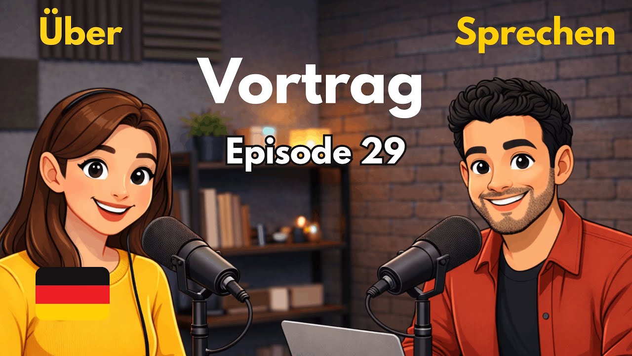 Erfolgreich sprechen – Tipps für gute Vorträge | A2-B1 | Lern Deutsch mit Podcast | Episode 29