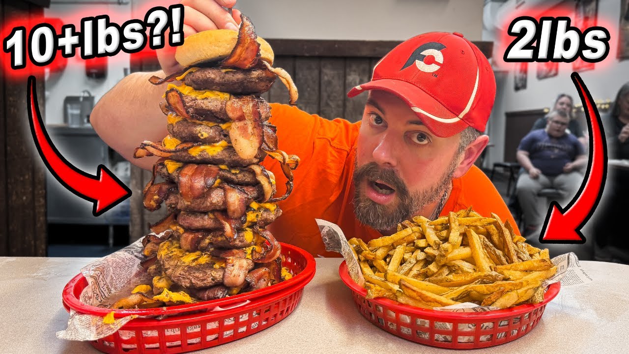 Biggest Food Challenge I've Ever Attempted?? | Big Daddy's 10lb Bacon Cheeseburger Challenge!!