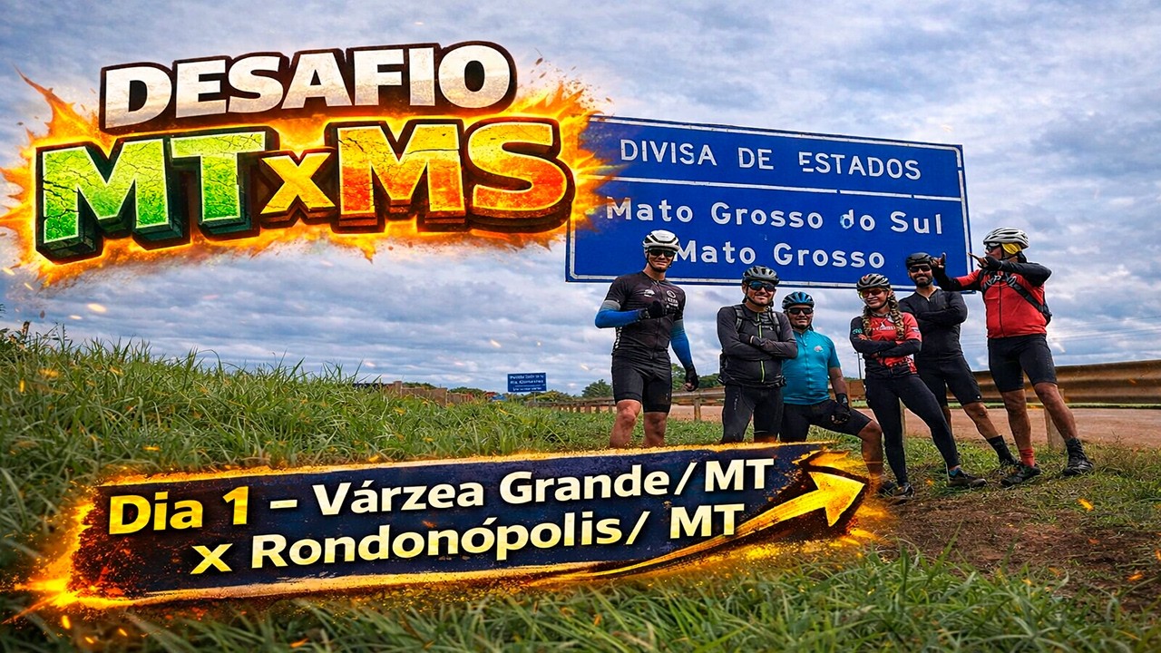 Desafio MT x MS | Vou de Bike Pedalando | Dia 1