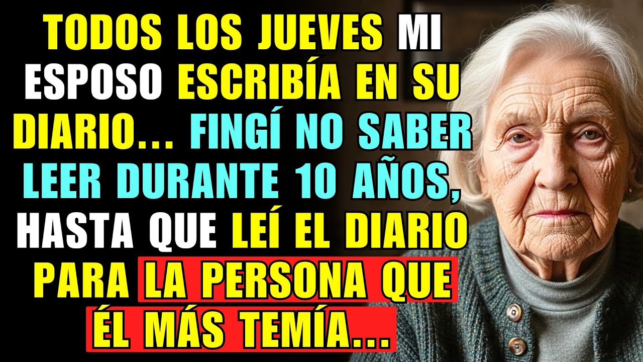 TODOS LOS JUEVES MI ESPOSO ESCRIBÍA EN SU DIARIO... FINGÍ NO SABER LEER DURANTE 10 AÑOS, HASTA QUE..