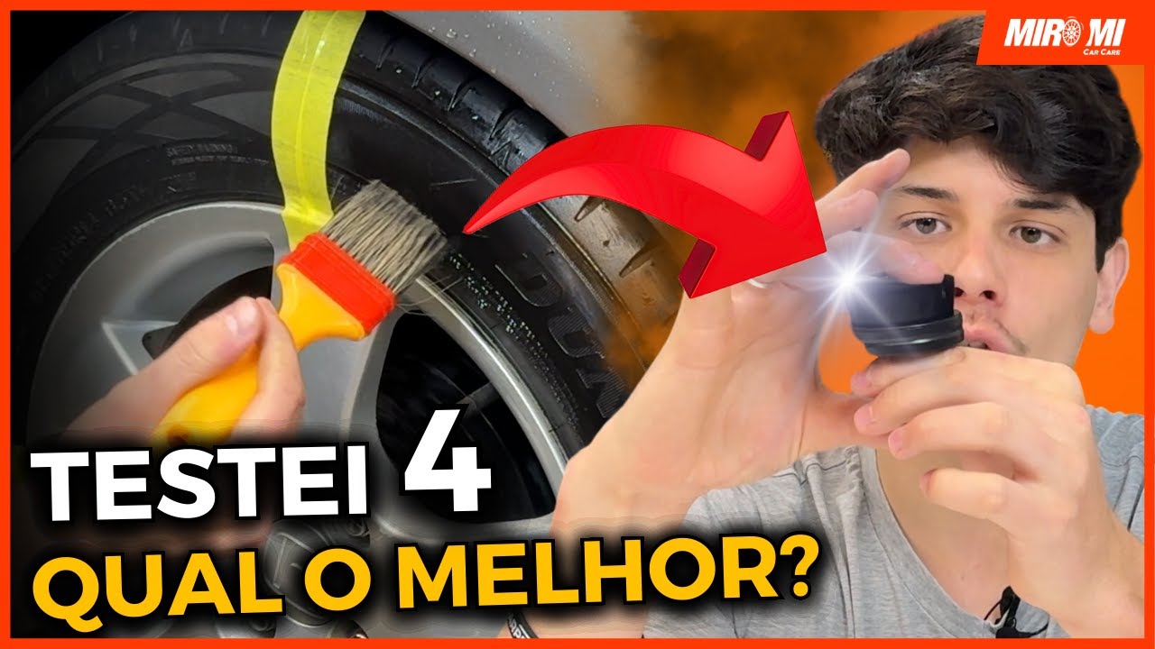 O MELHOR APLICADOR DE PRETINHO!! Testei 4 aplicadores de pretinho para pneu para encontrar o melhor!