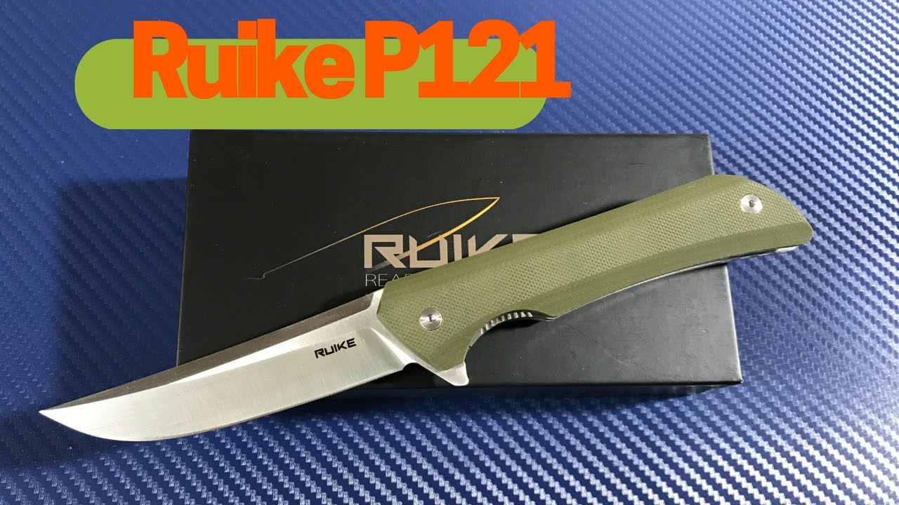 Ruike P121 linerlock knife   incredible great budget blade G10 scales and Sandvick steel blade