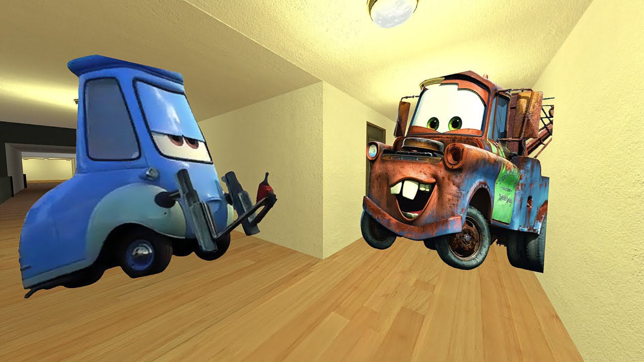 Guido and mater Nextbots Gmod