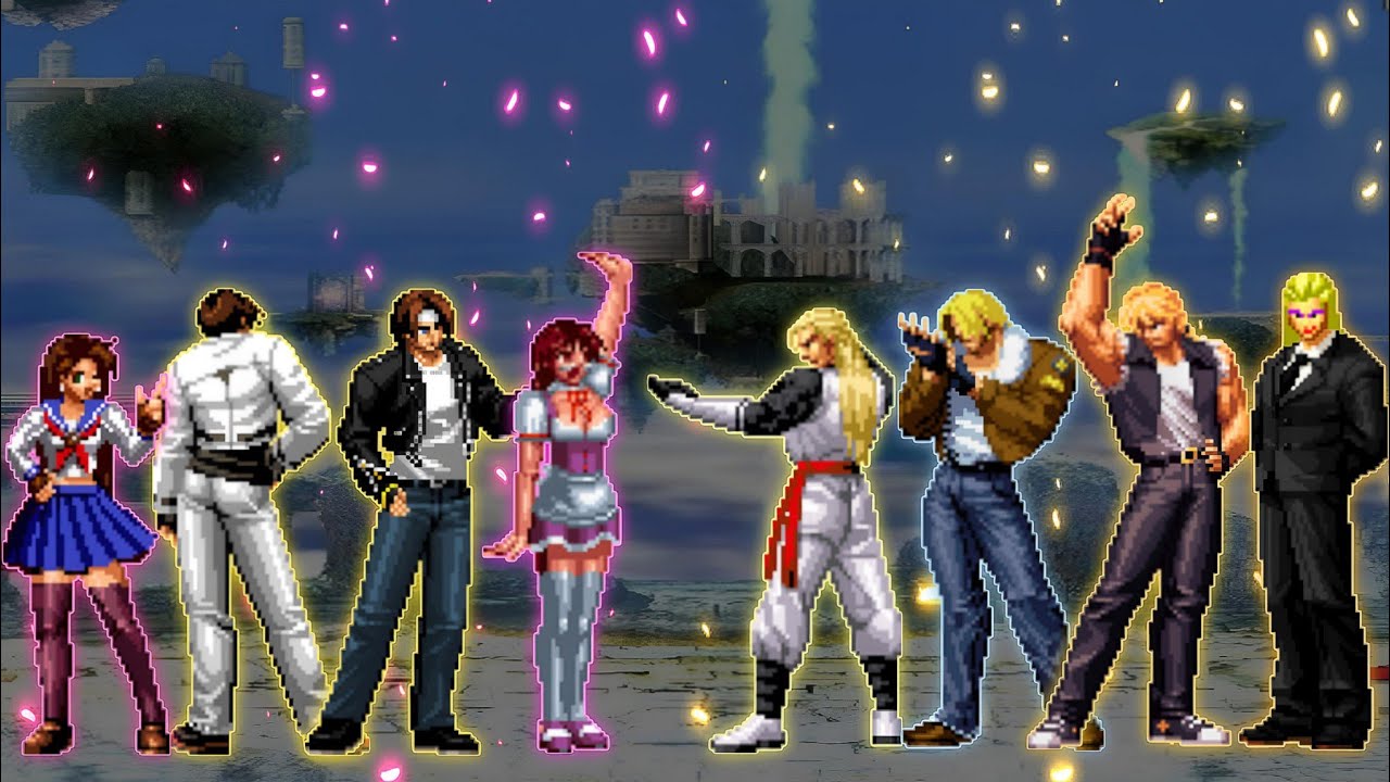 [KOF Mugen] Kyo-Athena Team VS. Bogard Brothers Team
