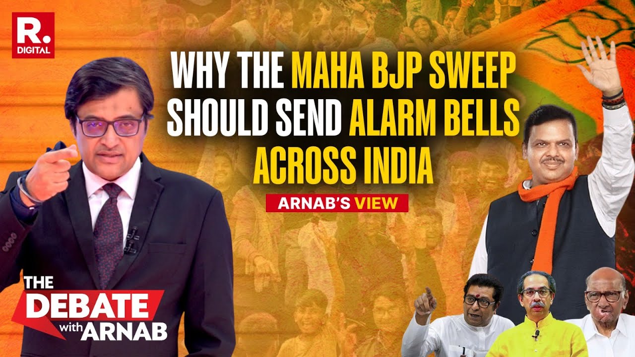 Arnab's Take: National Impact Of BJP's Maharashtra Civic Poll Win