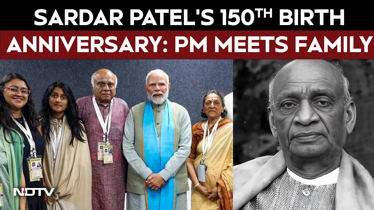 India Honors The Iron Man: PM Modi Meets Sardar Patel's Family, Grand Celebrations Across Country