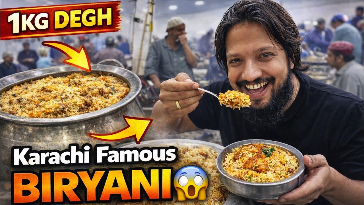 Original Al-Madina Biryani Recipe | 1KG Degh Karachi Street Style Biryani 🍛