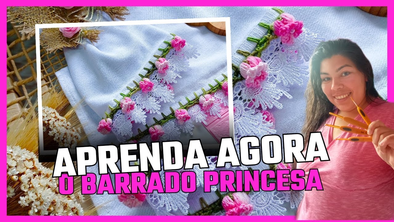 🌷Barrado Princesa em Crochê 🌷 @Mary Ingatain