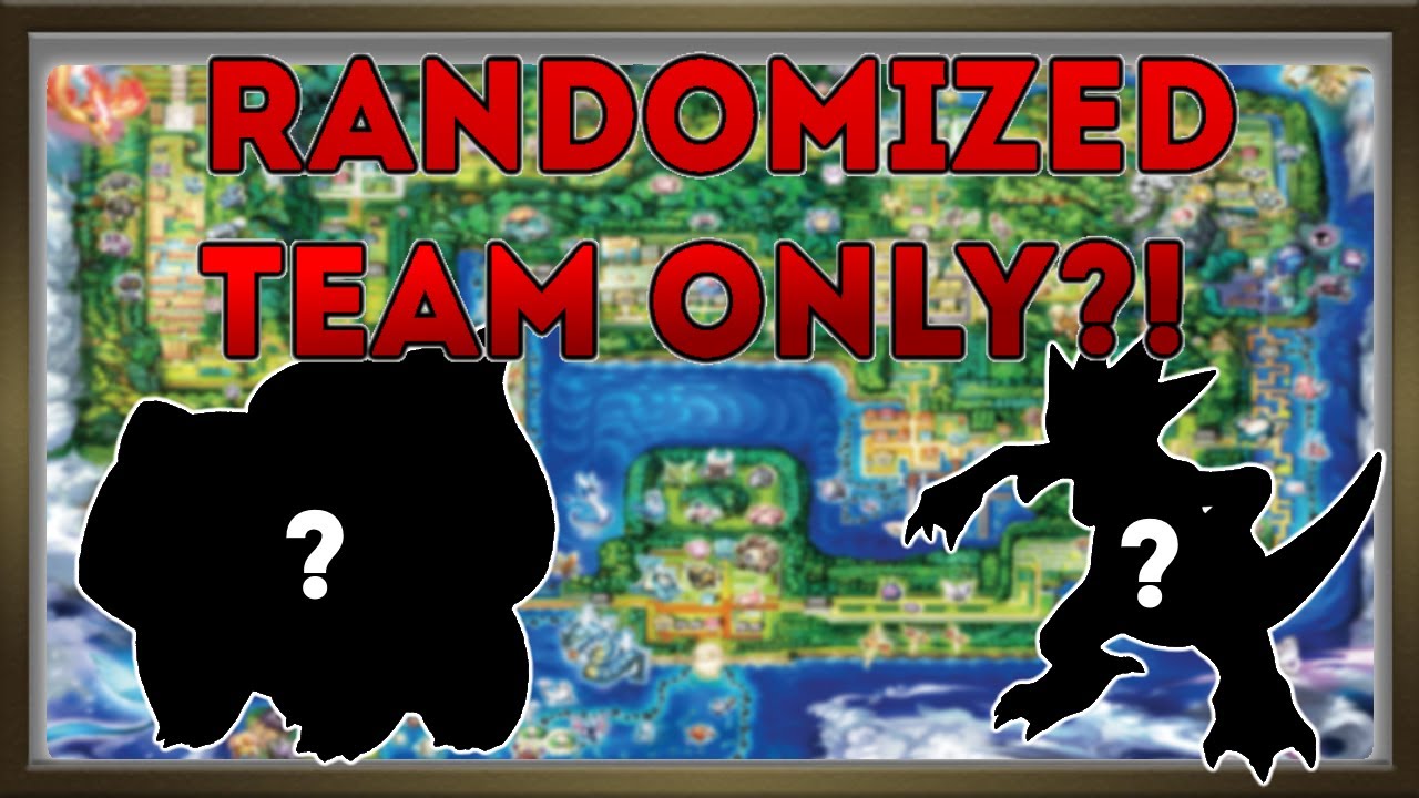 Pokémon Fire Red but my team is RANDOMLY GENERATED! (No items)