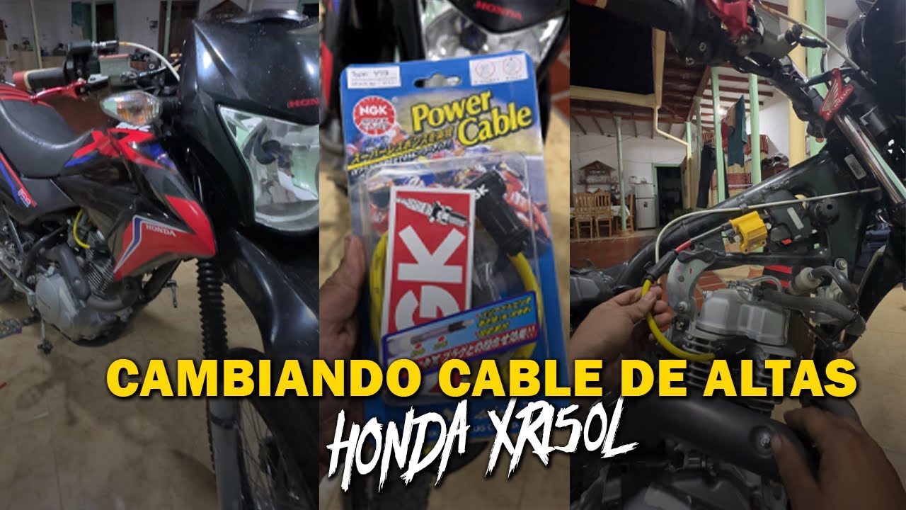 Cambiar cable de altas Honda XR150L 💥🔥