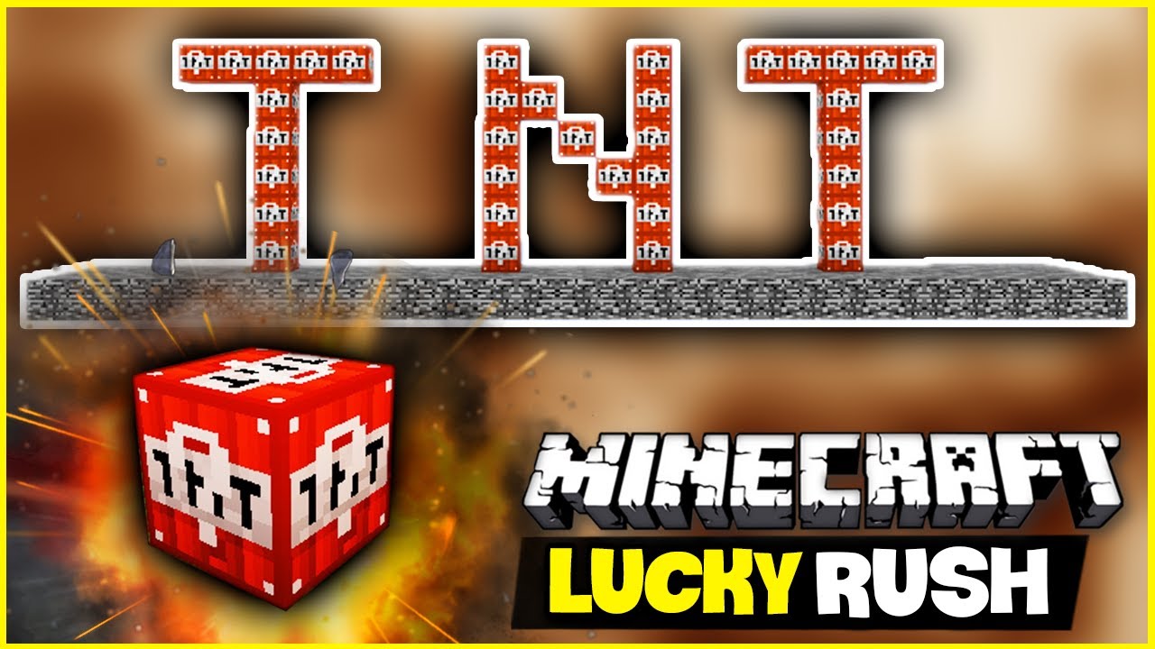 Mega TNT Lucky Block Action | Minecraft LUCKY RUSH