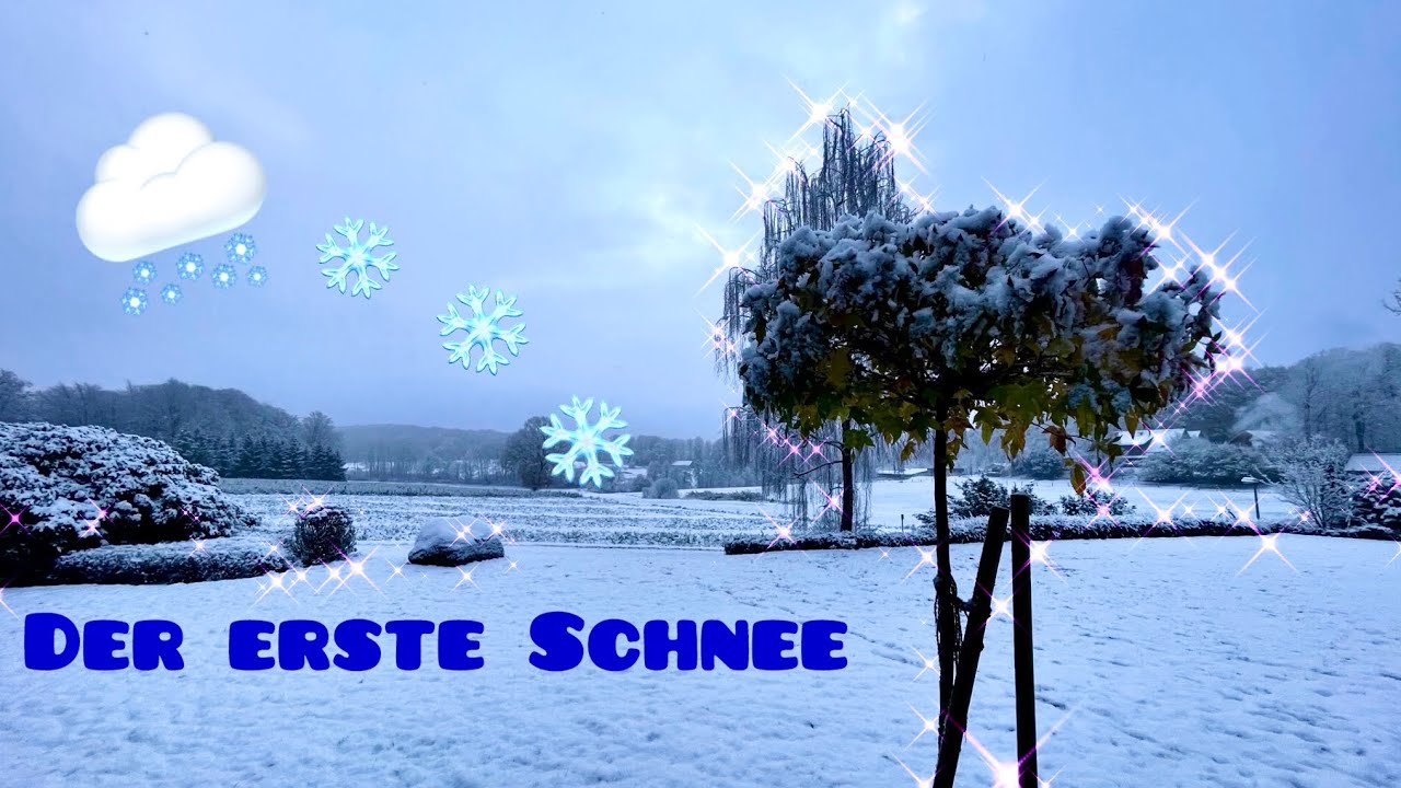 Neuenkirchen - Vörden in Niedersachsen. Ein Wochenende mit Schnee.