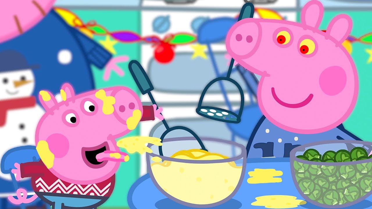 Peppa Loves Mashed Potato 🥔 🐷 We Love Peppa Pig |