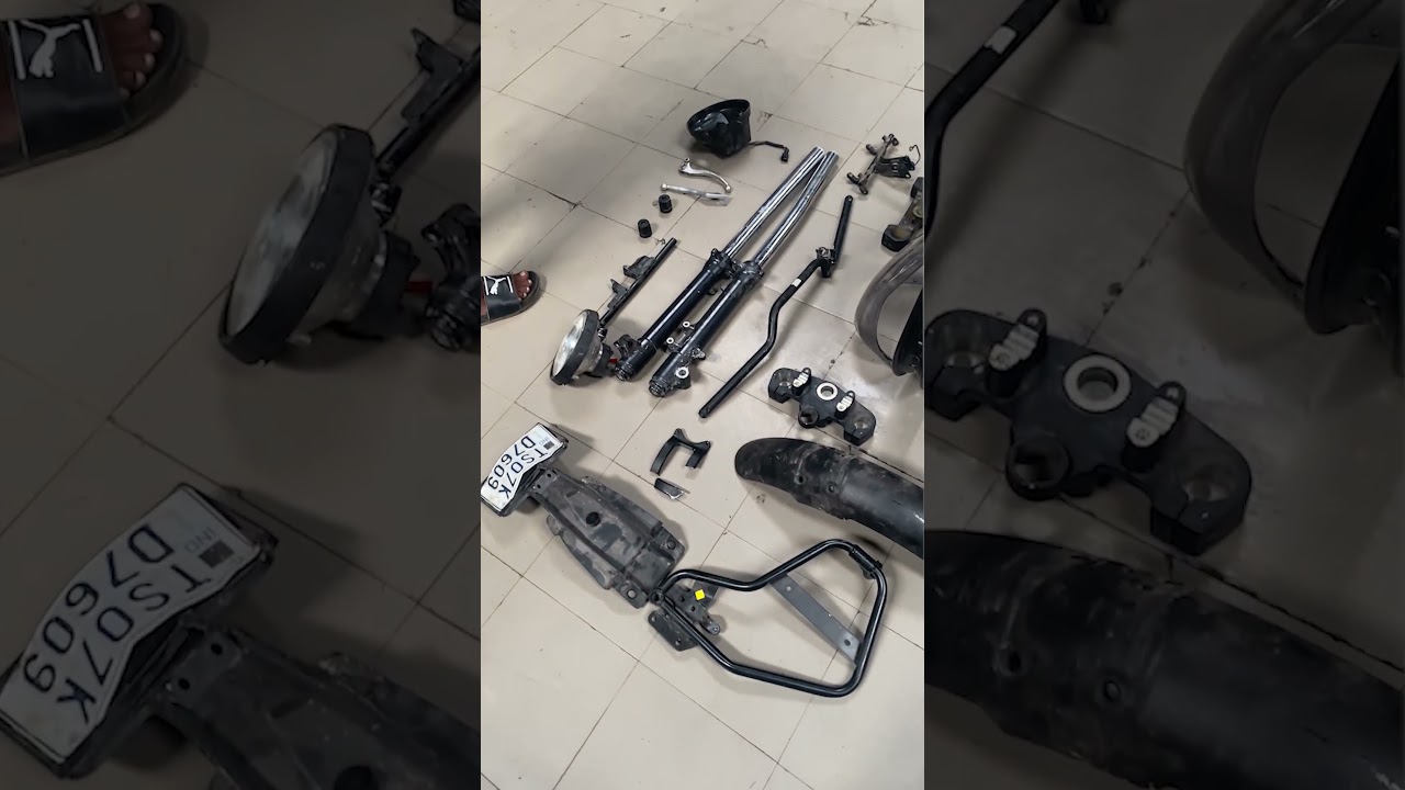 Hit by a lorry - part-5 #jcreddy #automobile #hyderabad #motovlog #andhrapradesh