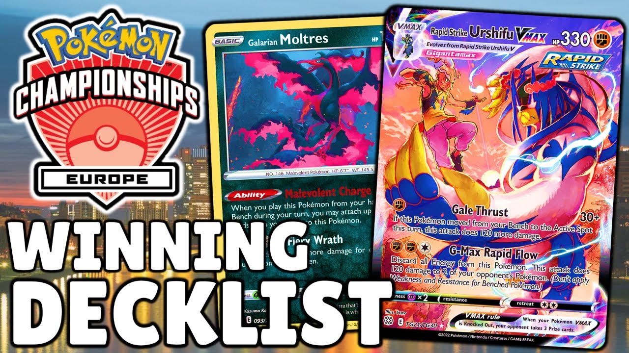 Rapid Strike Urshifu VMAX Wins the European International Championships! Pokemon TCG Deck Profile