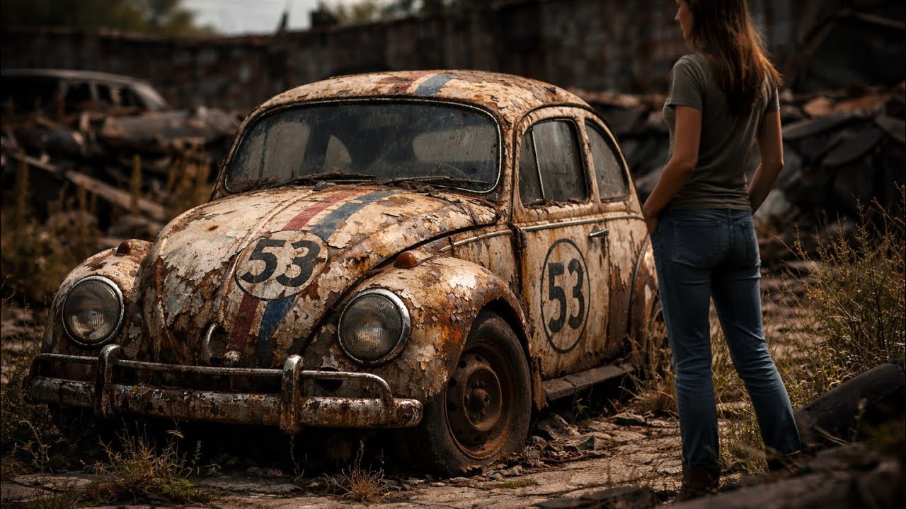 ASMR Car Restoration | 1963 Volkswagen Beetle Herbie Full Restoration | Quiet Motors