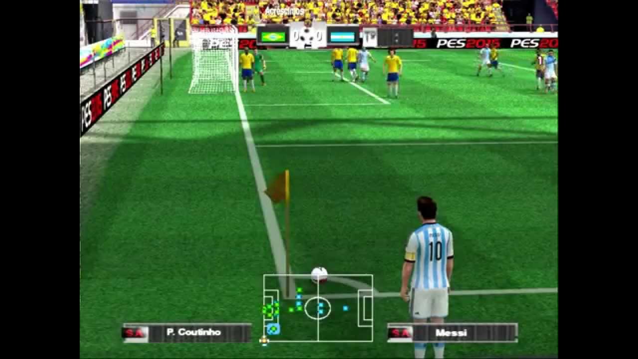 Pro Evolution Soccer 2015 [PS2] Brasil Vs Argentina