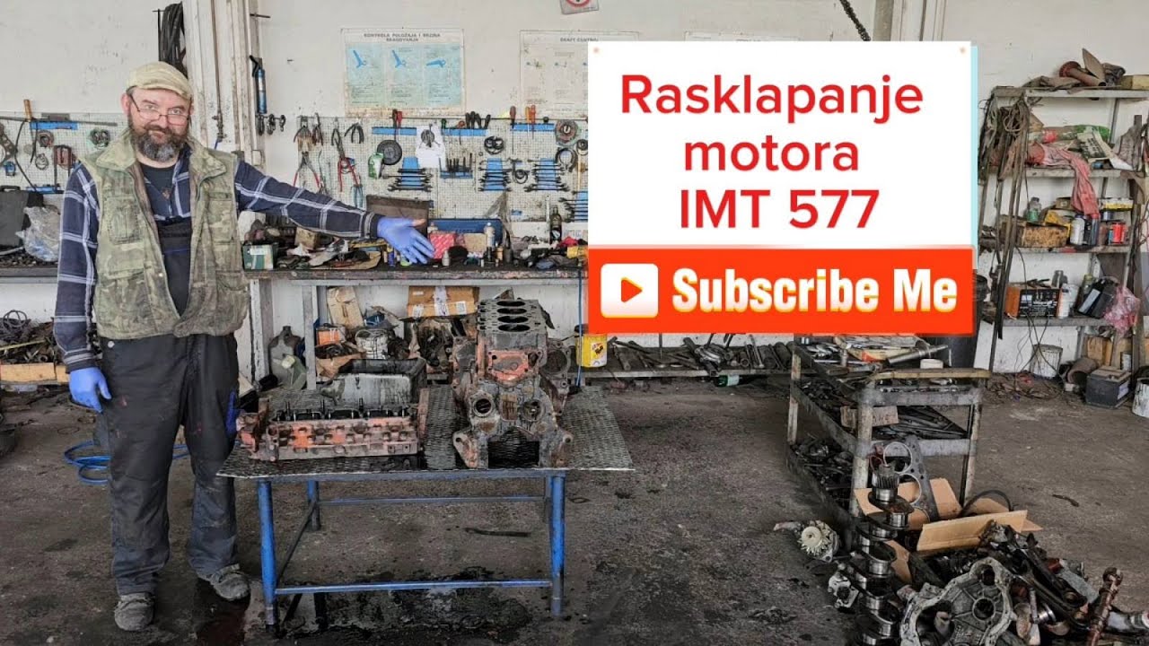 Rasklapanje motora IMT 577
