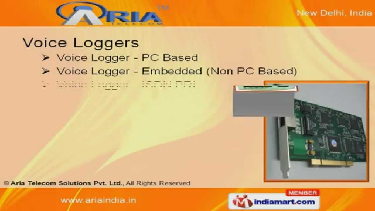 Interactive Voice Response System by Aria Telecom Solutions Pvt. Ltd,  New Delhi
