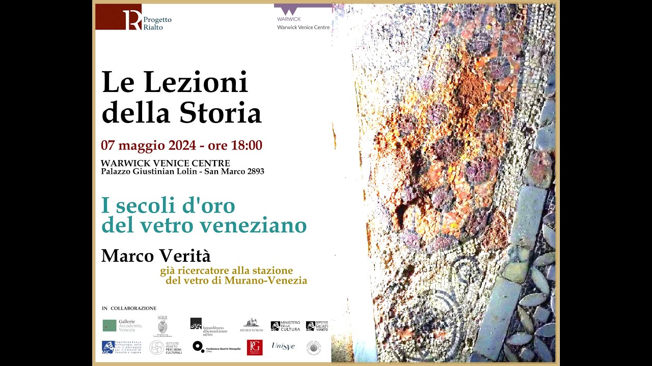 M. VERITA' // I secoli d'oro del vetro veneziano.