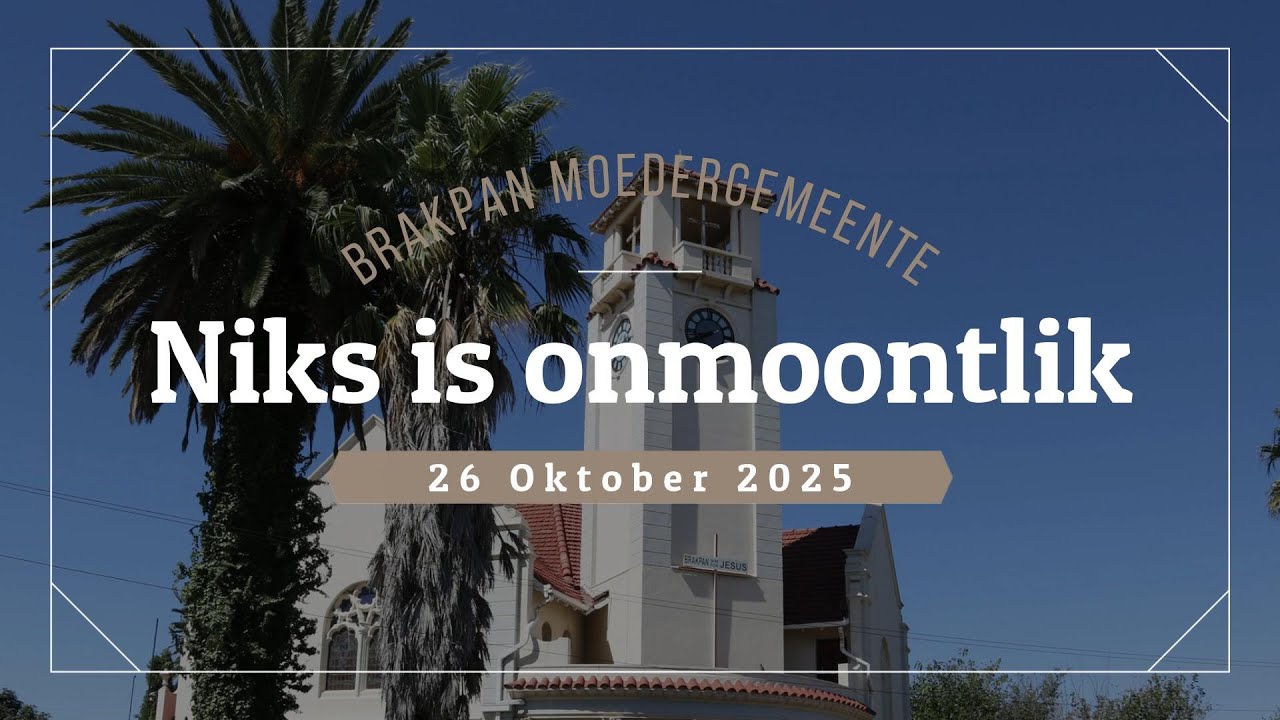 Niks is onmoontlik
