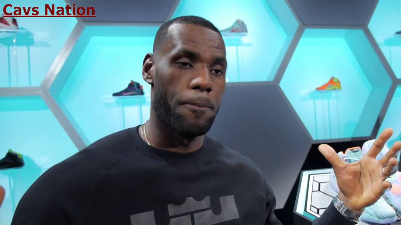 LeBron James Show's Off His New Shoe: The LEBRON 12