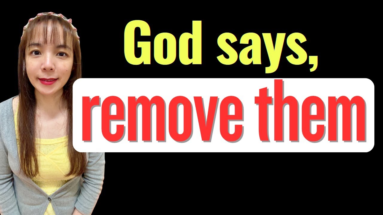 God is removing 