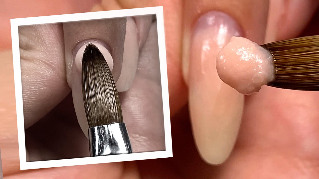 Como aplicar Acrilico cerca de la Cuticula🥰, manicura rusa y relleno