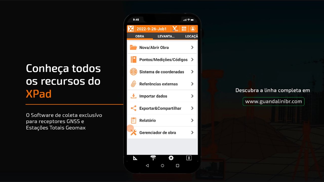 Demonstração Completa Software GeoMax XPad p/ GNSS e Estação Total [Guandalini]