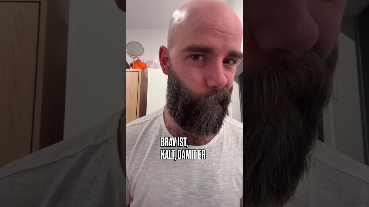 Bart gl&auml;tten in 3 Schritten
