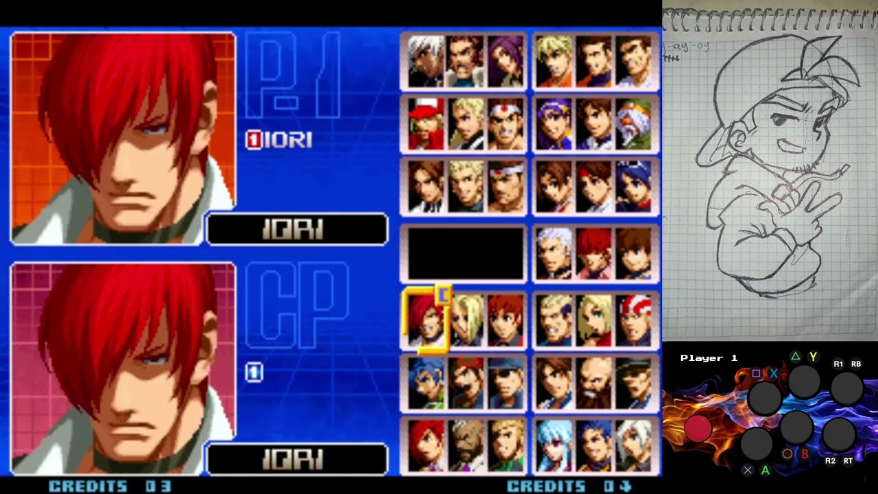 tutorial combo de iori ganchos