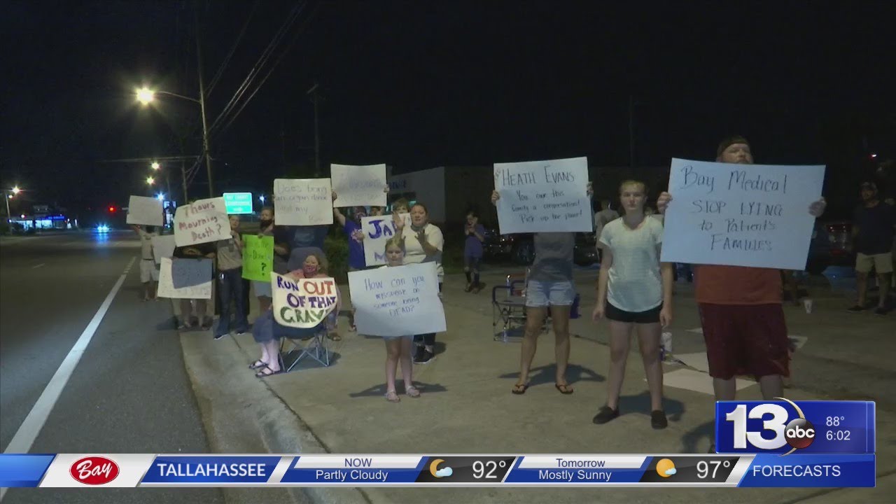 Family protests local hospital