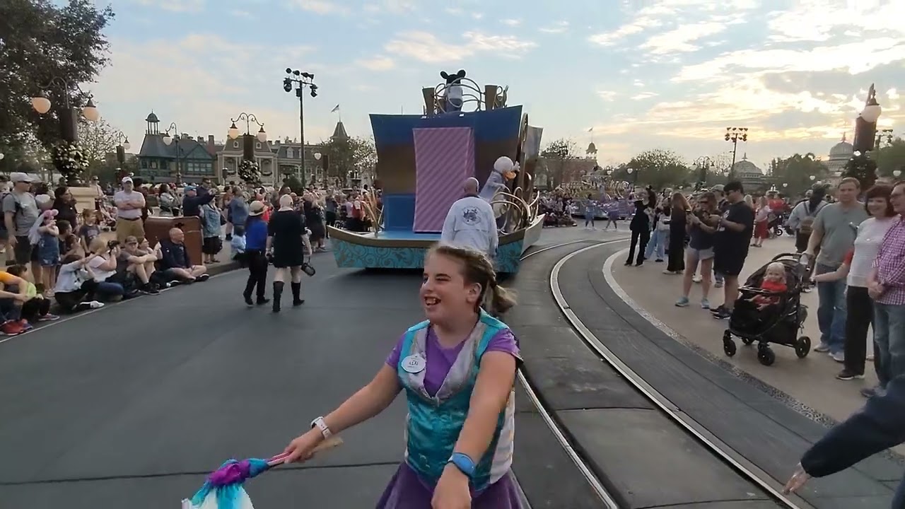 Evening Mickey's Celebration Cavalcade at Disneyworld!