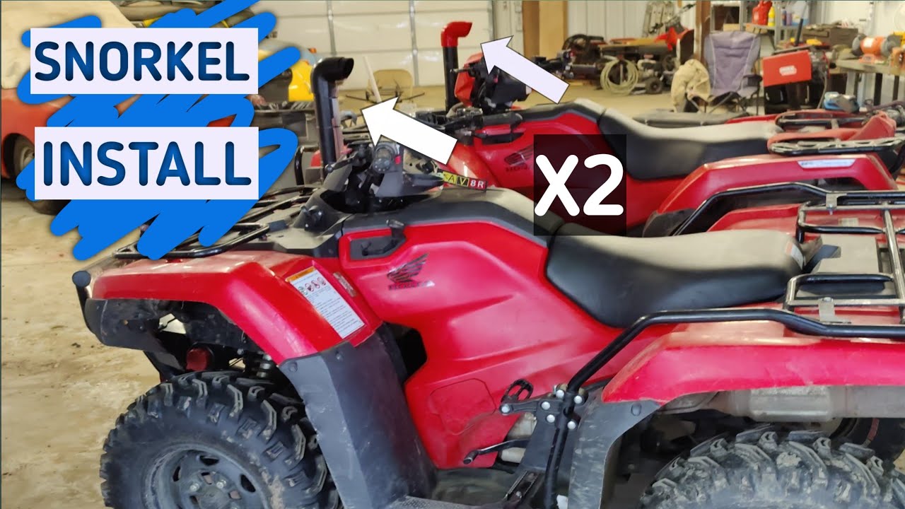 ATV Snorkel Installation | Honda Rubicon & Honda Rancher 420 | N2Deep Snorkel Kit