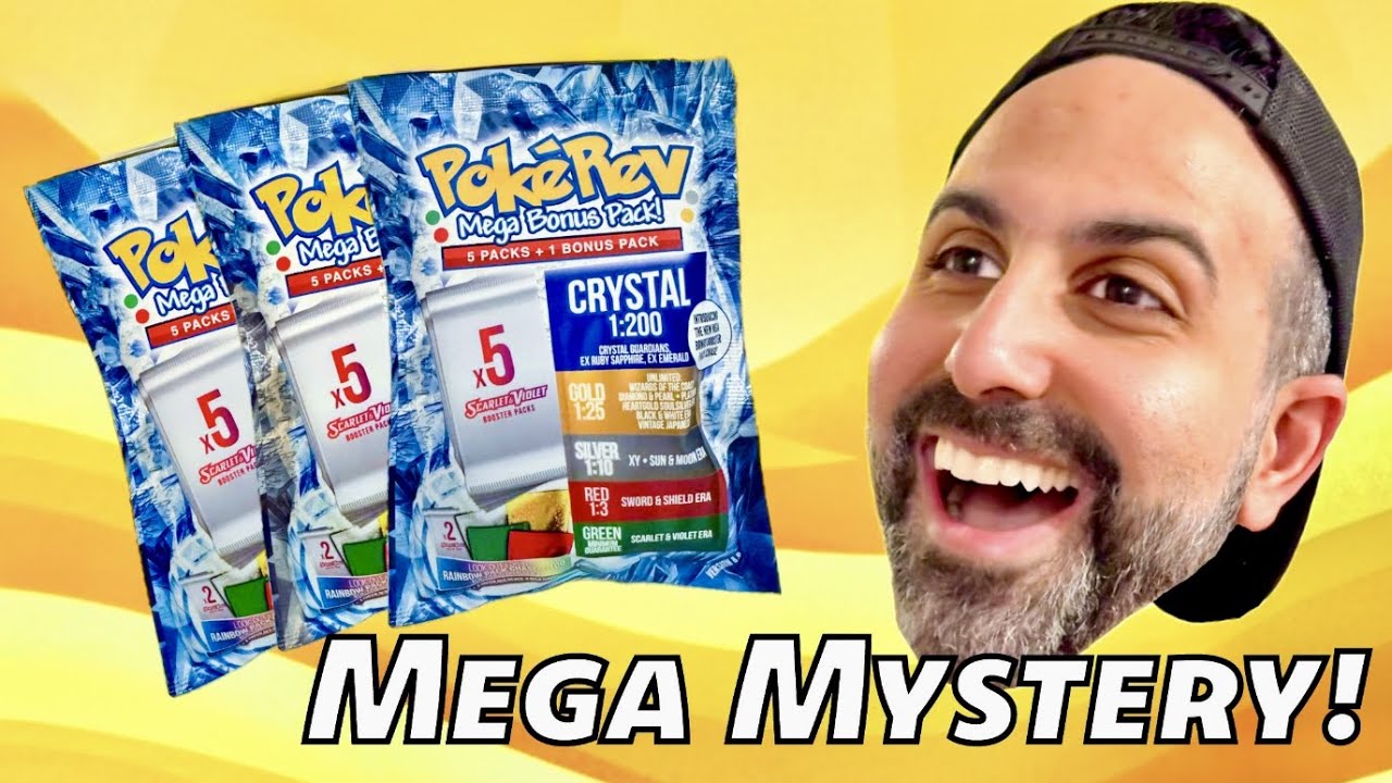 PokeRev Crystal Tier Mega Mystery Pack Opening!