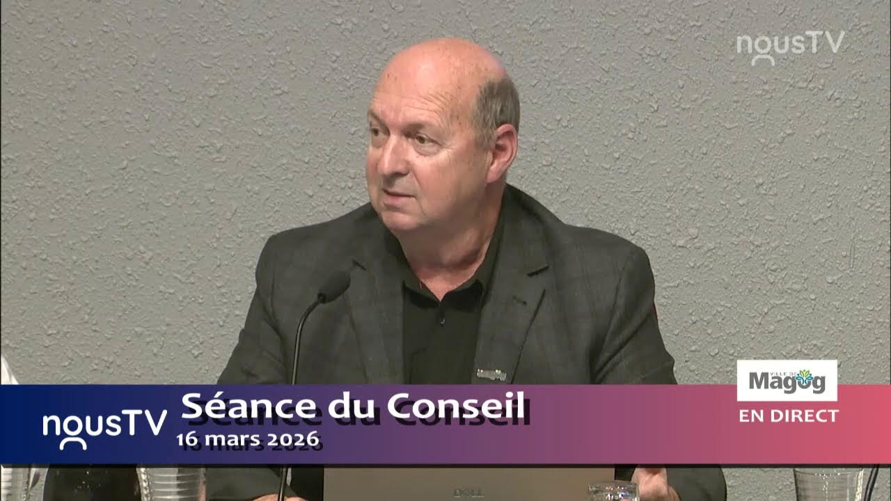 16 mars 2026 | Séance du conseil municipal | Ville de Magog