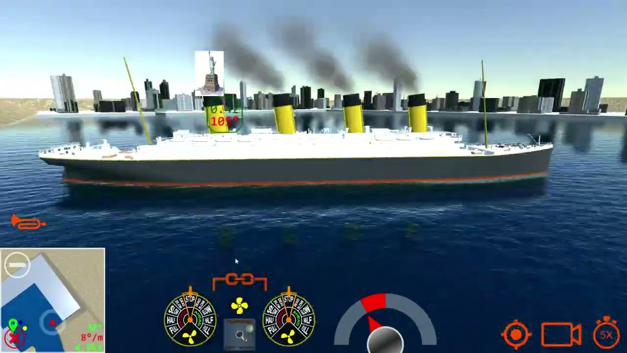 Titanic Arrvial In New York