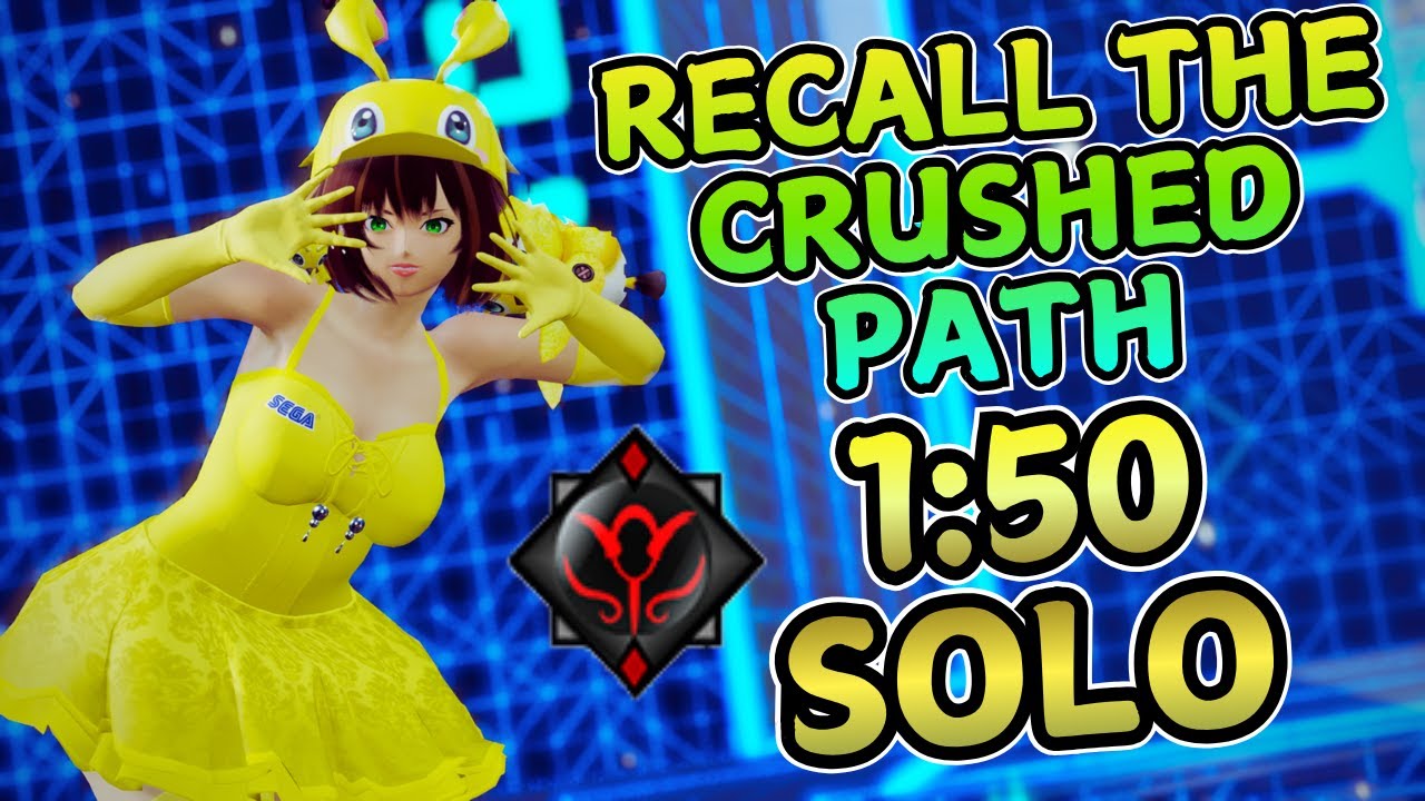 [PSO2 NGS] Recall the Crushed Path | Solo - 1:50 TeBo