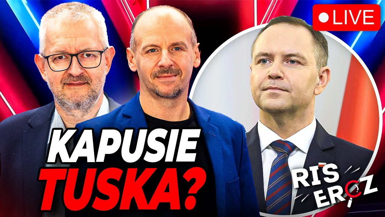 🔴HAKI TUSKA, JACHIRA NA LOTNISKU, MICHALIK ATAKUJE ONET | RISERCZ