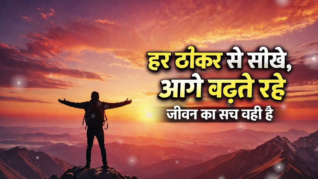 हर ठोकर से सीखे, आगे बढ़ते रहे l motivational song 🎯