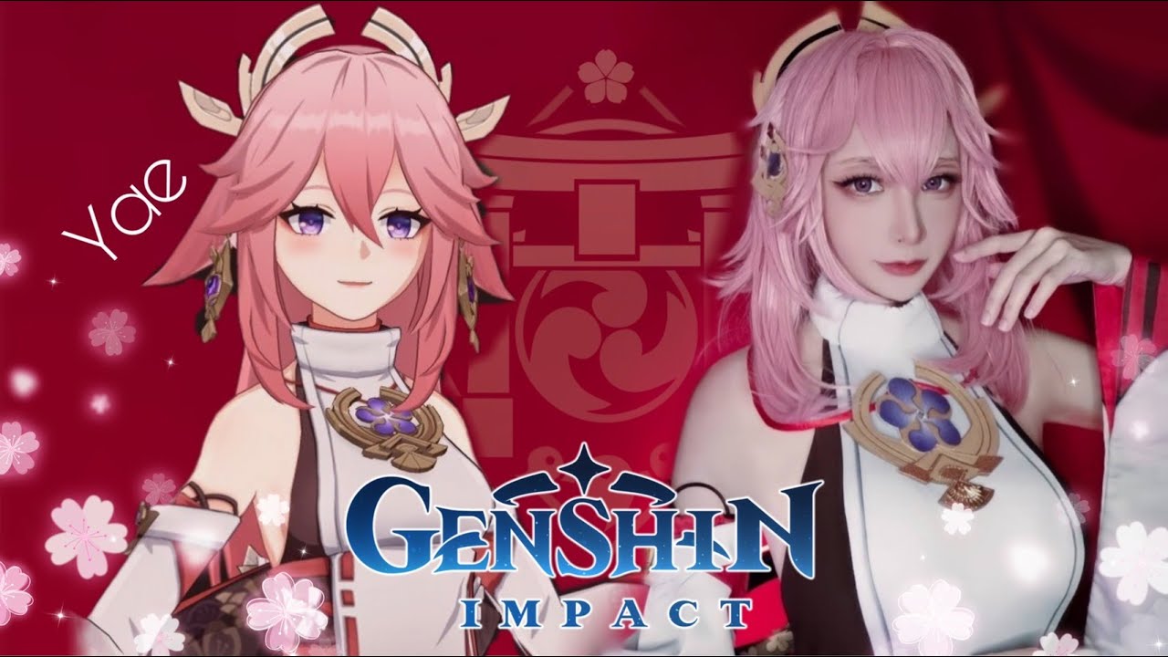 Yae Miko - 宮司 [ Genshin Impact ] Makeup Tutorial by Irene01