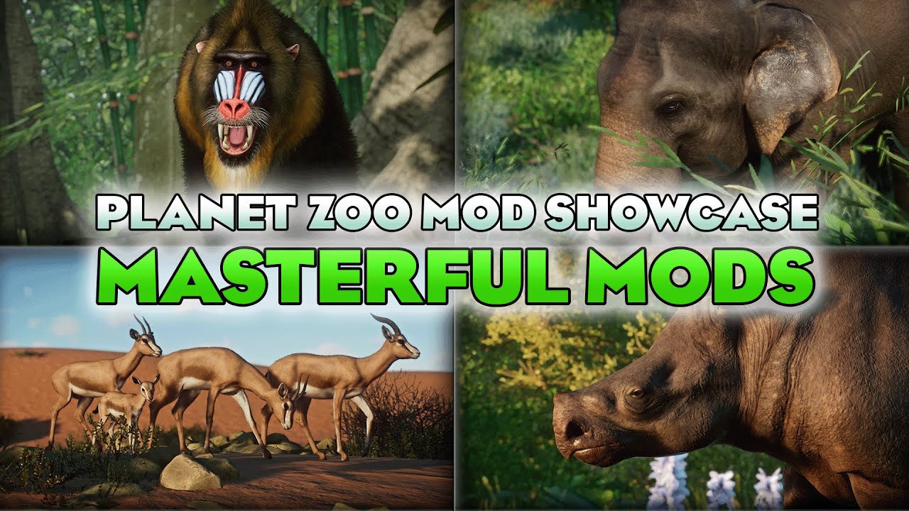 ⭐ MASTERFUL MODS! | Planet Zoo Mod Showcase