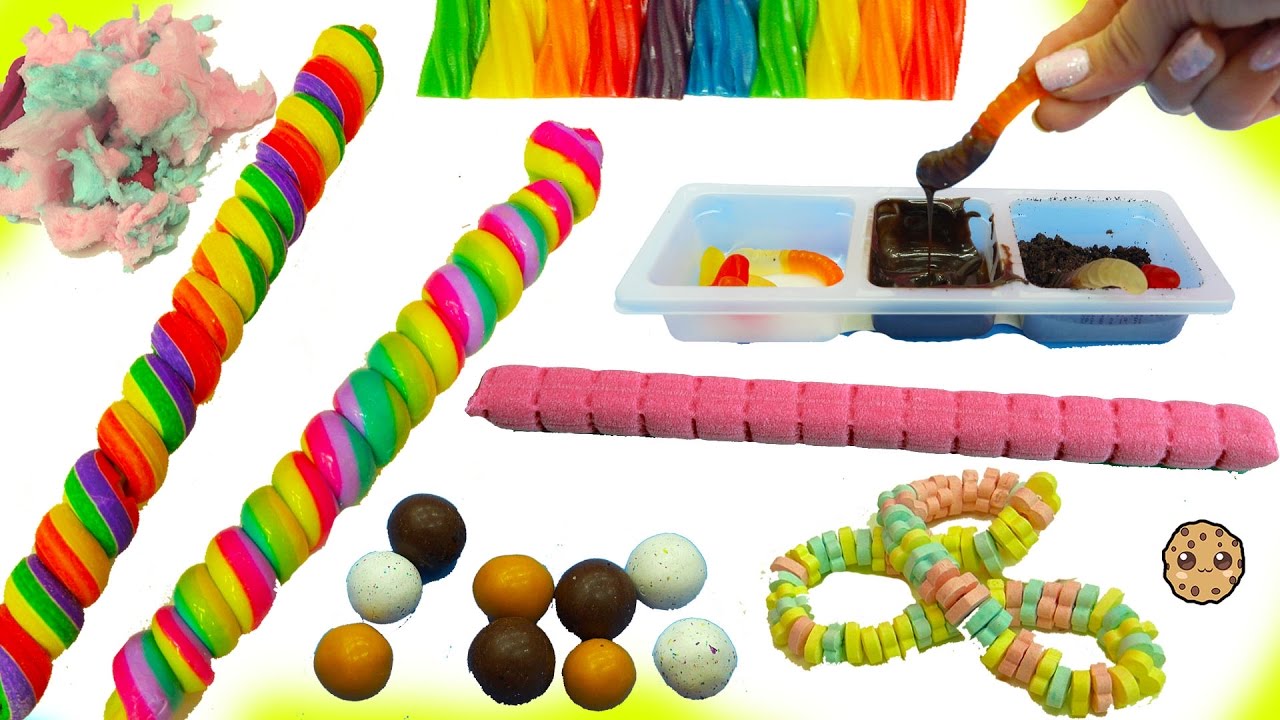 Crazy Dollar Tree Candy Haul - Crunchkins, Dirt Gummy Worms, Rainbow Lollies, Chocolate