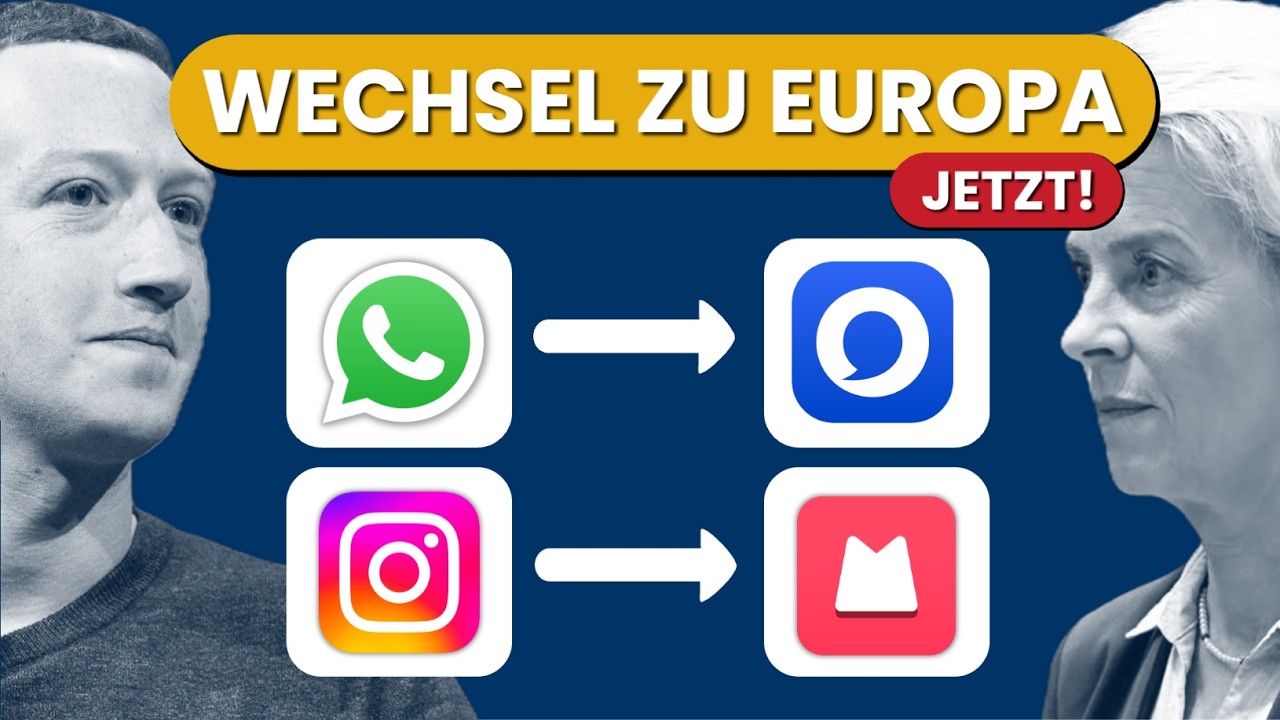 Europe's Alternatives to YouTube, WhatsApp & Instagram