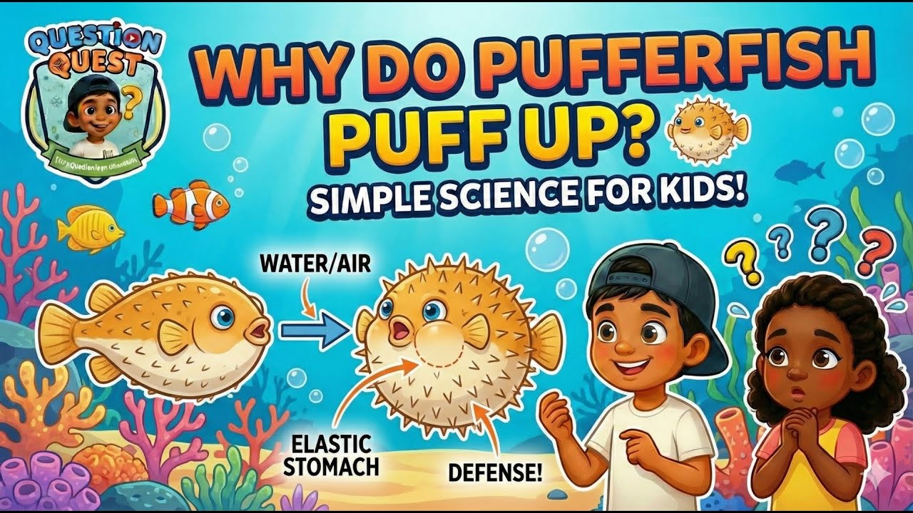 Why Do Puffer Fish Puff Up? 😱🐡