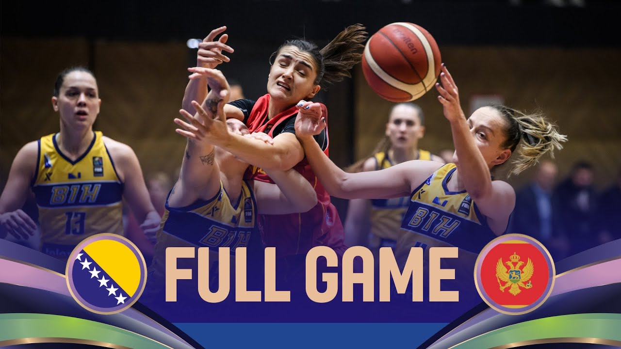 Bosnia and Herzegovina v Montenegro | Full Basketball Game | FIBA Women's EuroBasket 2025 Qualifiers