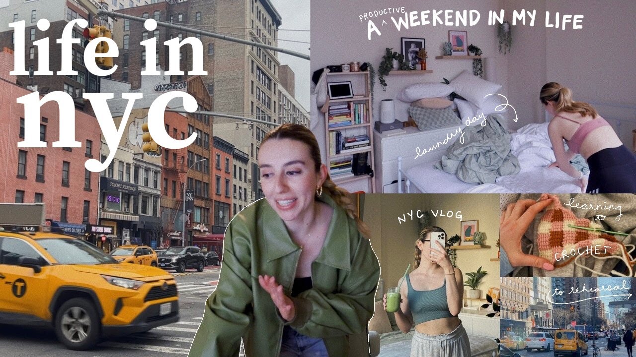 a *productive* weekend in my life in new york city